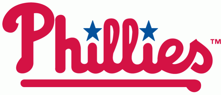 Philadelphia Phillies 1992-2018 Wordmark Logo vinyl decal